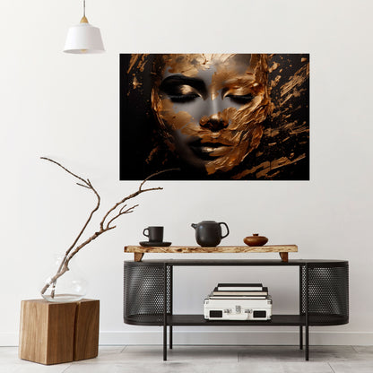 ELEGANZA BRILLANTE Poster orizzontale staccabile e attaccabile