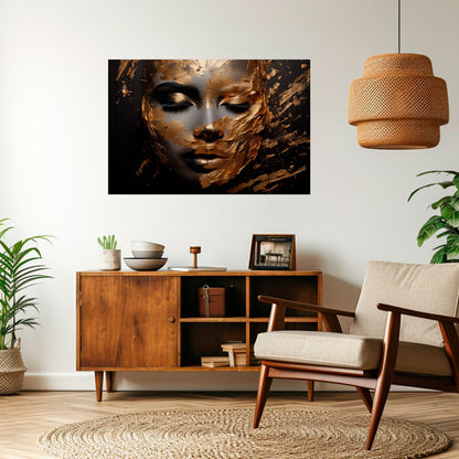 ELEGANZA BRILLANTE Poster orizzontale staccabile e attaccabile