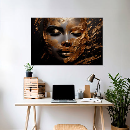 ELEGANZA BRILLANTE Poster orizzontale staccabile e attaccabile
