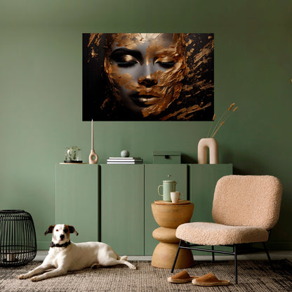 ELEGANZA BRILLANTE Poster orizzontale staccabile e attaccabile