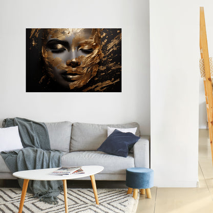 ELEGANZA BRILLANTE Poster orizzontale staccabile e attaccabile