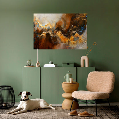 Poster orizzontale staccabile e attaccabile FLUID SYMPHONY