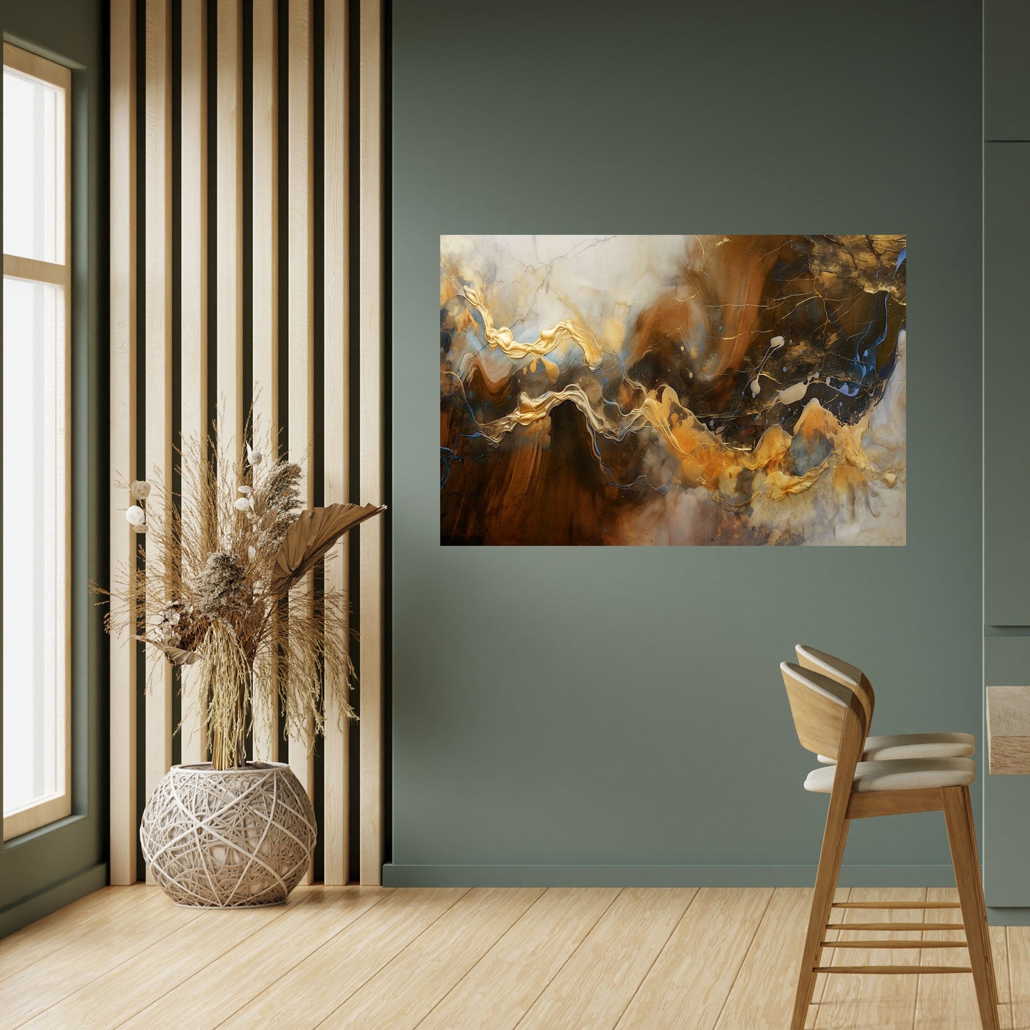 Poster orizzontale staccabile e attaccabile FLUID SYMPHONY