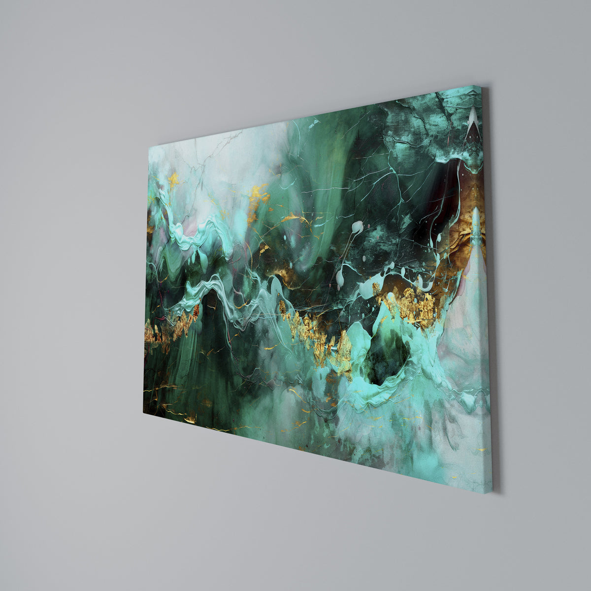 GRACEFUL WAVES Stampa su tela orizzontale