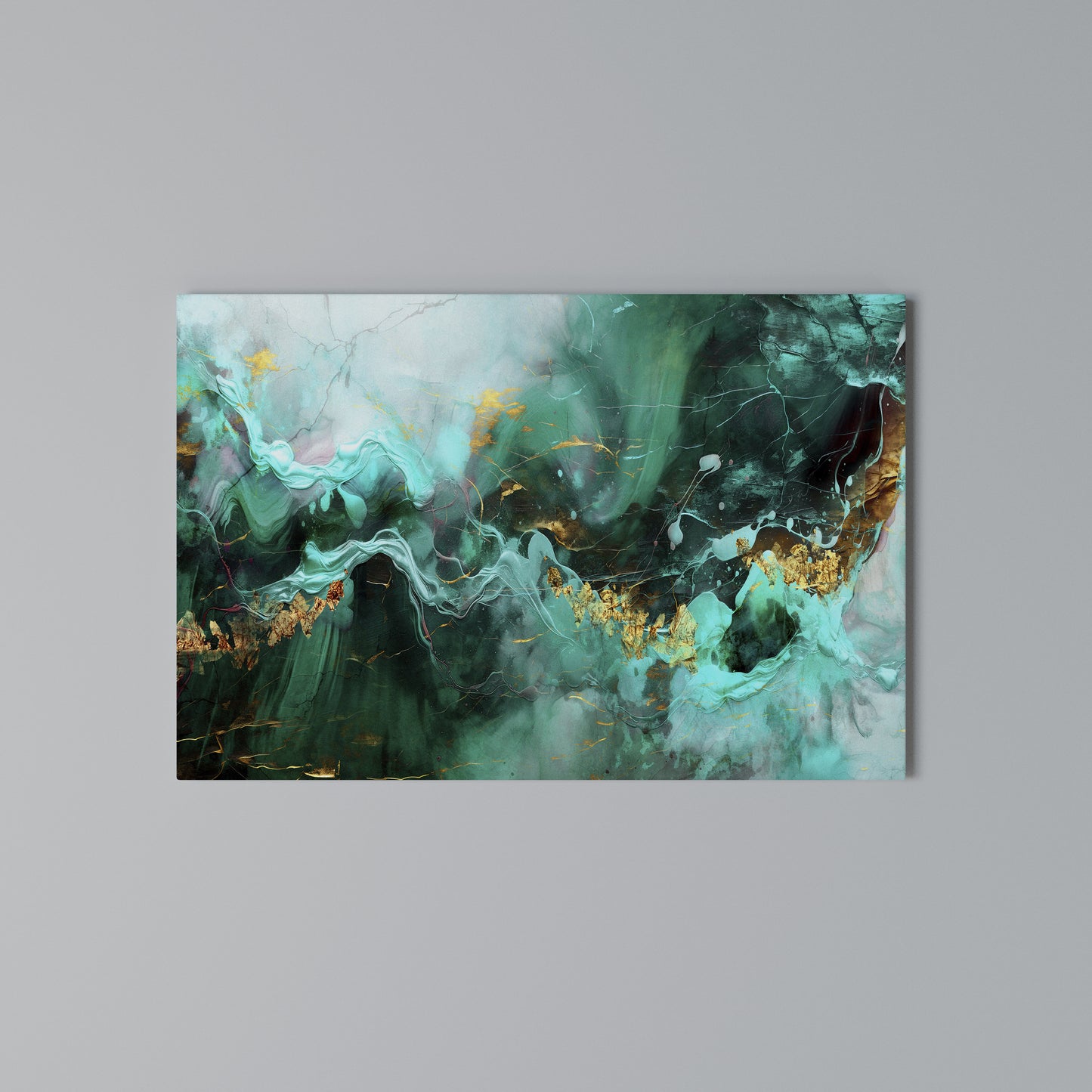 GRACEFUL WAVES Stampa su tela orizzontale