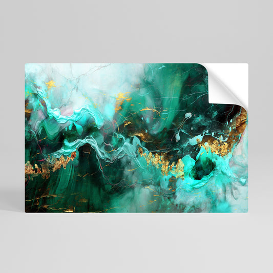 GRACEFUL WAVES Poster orizzontale staccabile e attaccabile