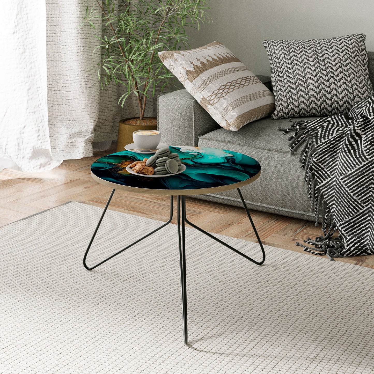 SUBLIME WHIRLS Small Coffee Table