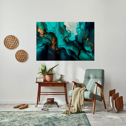 Poster orizzontale SUBLIME WHIRLS stacca e attacca