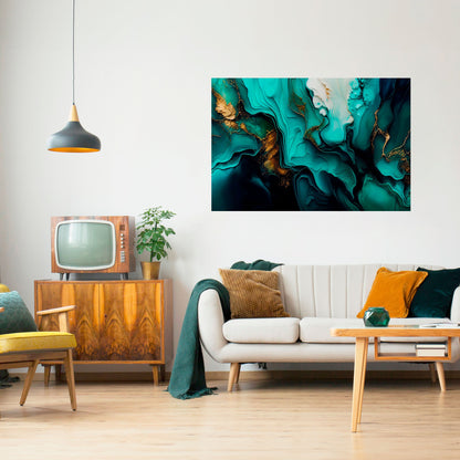 Poster orizzontale SUBLIME WHIRLS stacca e attacca
