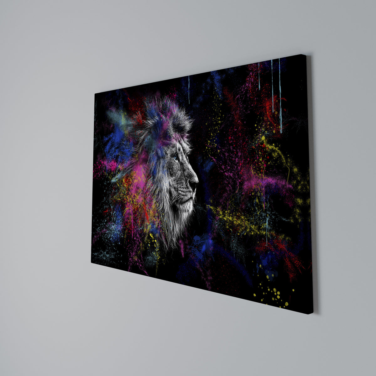 LION ARTISTRY Stampa su tela orizzontale