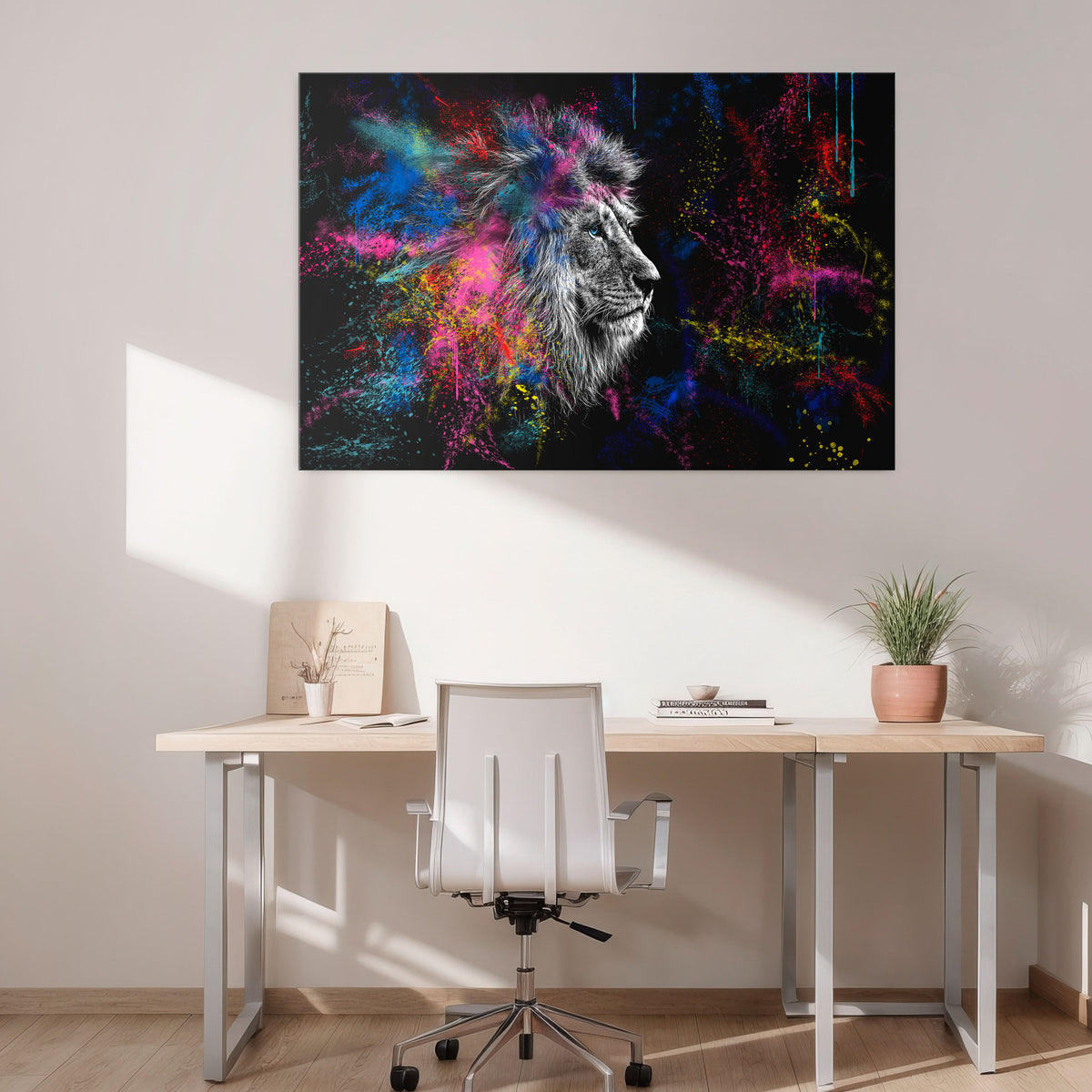 LION ARTISTRY Stampa su tela orizzontale