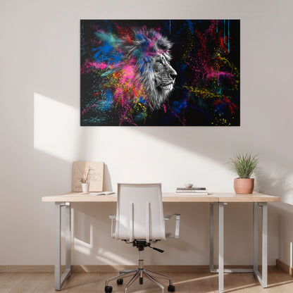 LION ARTISTRY Stampa su tela orizzontale