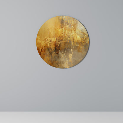 SEARING GLOW Round Wall Art
