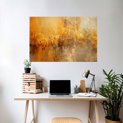 Poster orizzontale staccabile e attaccabile SEARING GLOW