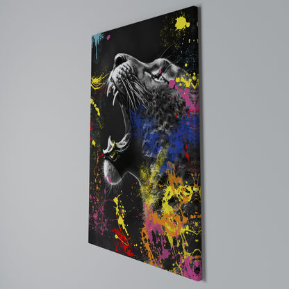 LEOPARD ARTISTRY Stampa su Tela Verticale
