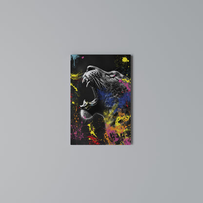 LEOPARD ARTISTRY Stampa su Tela Verticale