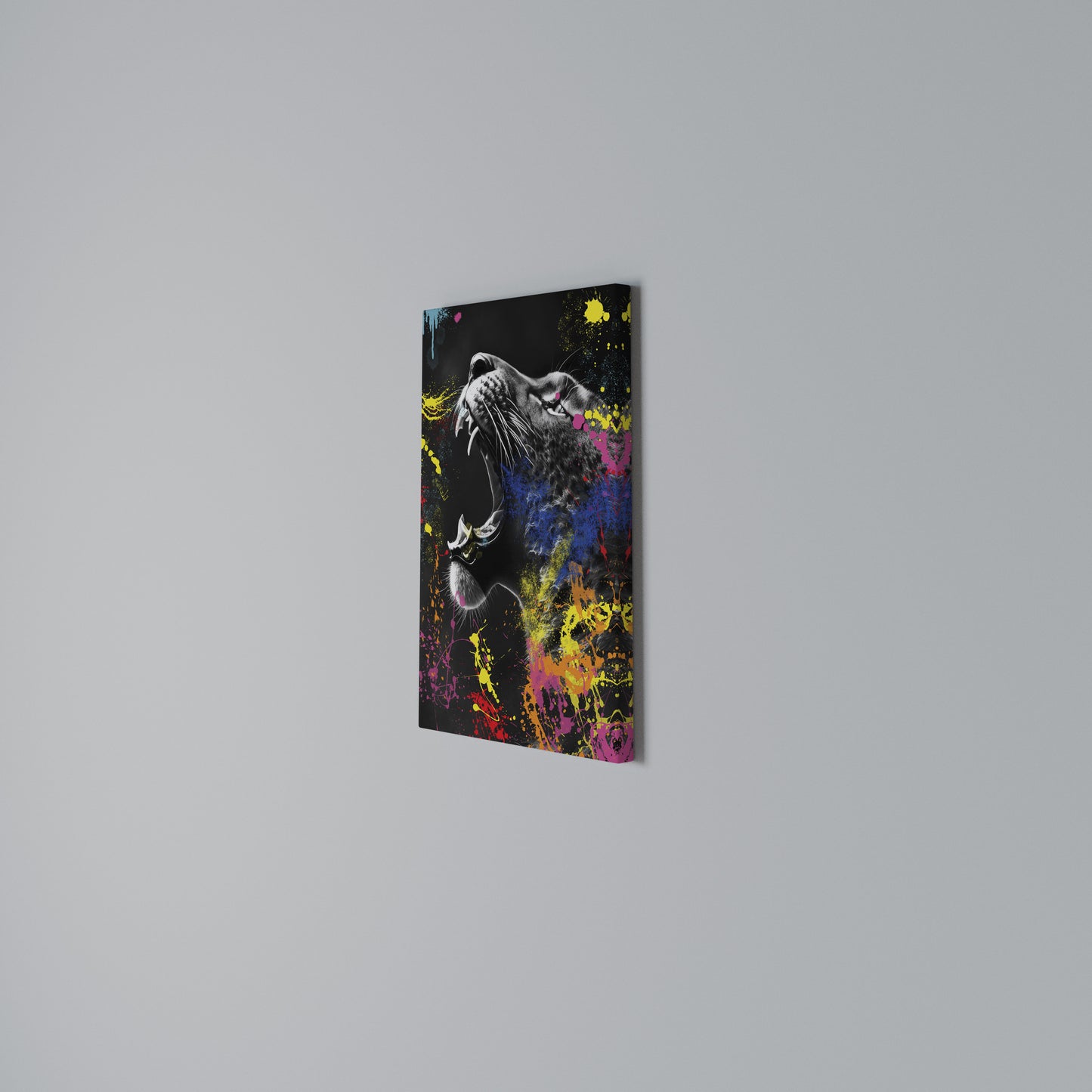LEOPARD ARTISTRY Stampa su Tela Verticale