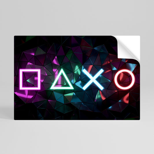 Poster orizzontale staccabile e attaccabile INFINITY ICON