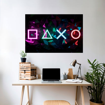 Poster orizzontale staccabile e attaccabile INFINITY ICON