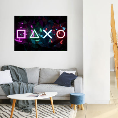 Poster orizzontale staccabile e attaccabile INFINITY ICON