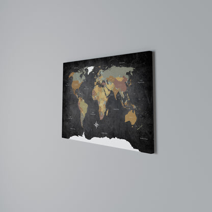 NAVIGATING VIBRANT LANDS Stampa su tela orizzontale