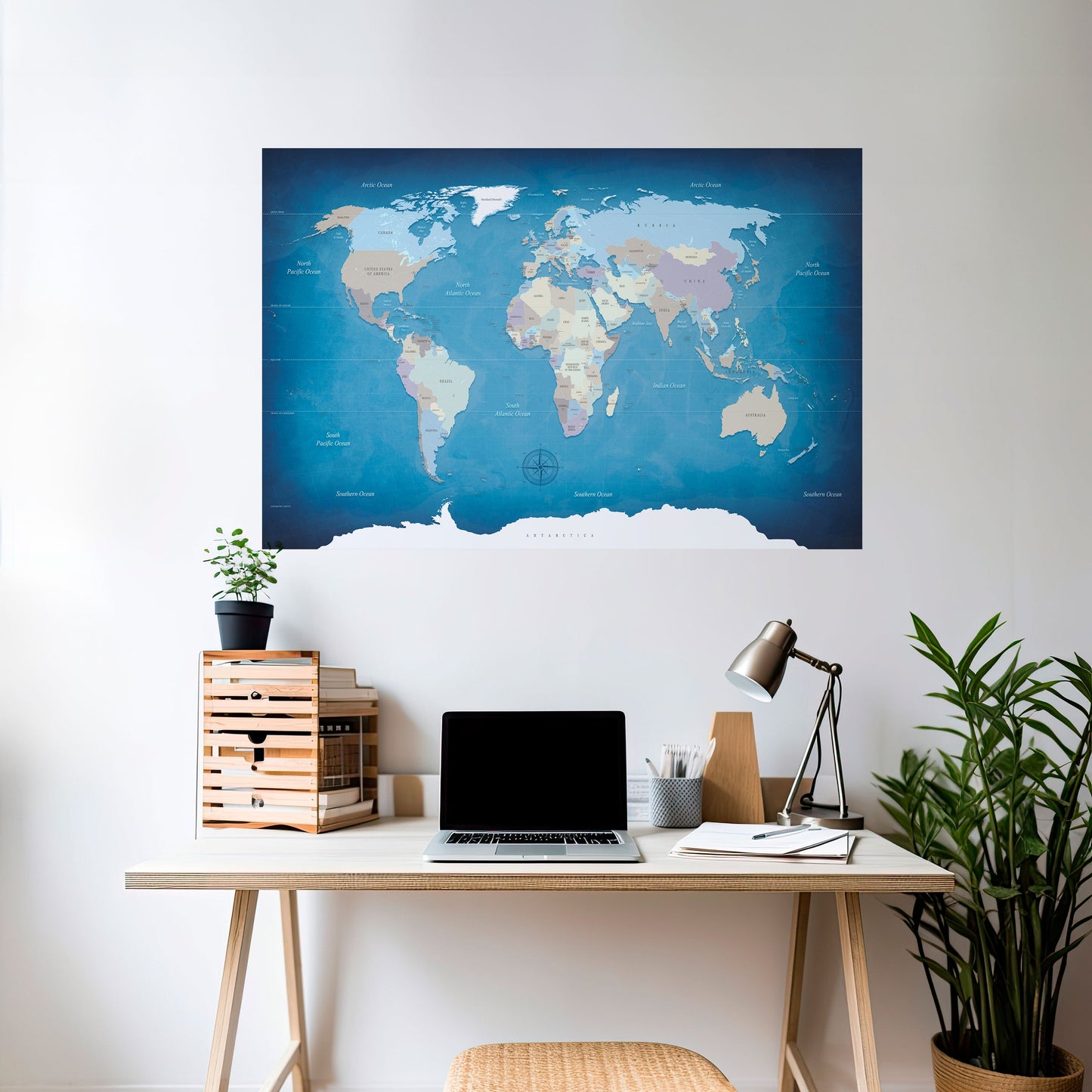 MAPPE DELL'ISPIRAZIONE Poster orizzontale staccabile e attaccabile