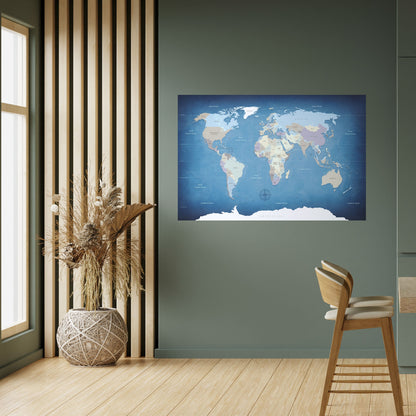 MAPPE DELL'ISPIRAZIONE Poster orizzontale staccabile e attaccabile