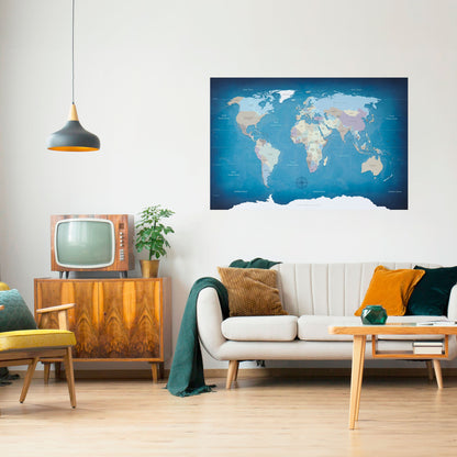 MAPPE DELL'ISPIRAZIONE Poster orizzontale staccabile e attaccabile