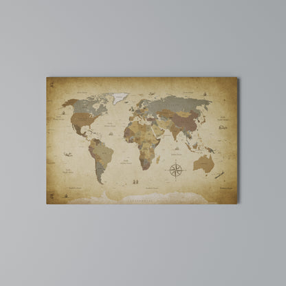 MYSTICAL MAP ODYSSEY Stampa su tela orizzontale