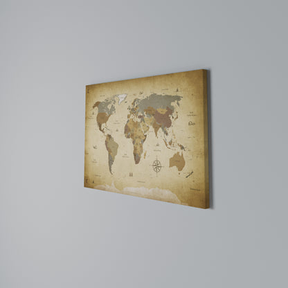 MYSTICAL MAP ODYSSEY Stampa su tela orizzontale