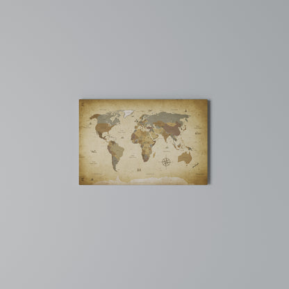 MYSTICAL MAP ODYSSEY Stampa su tela orizzontale