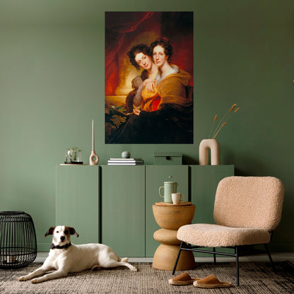 SIMMETRIA DELLE ANIME Poster verticale staccabile e attaccabile