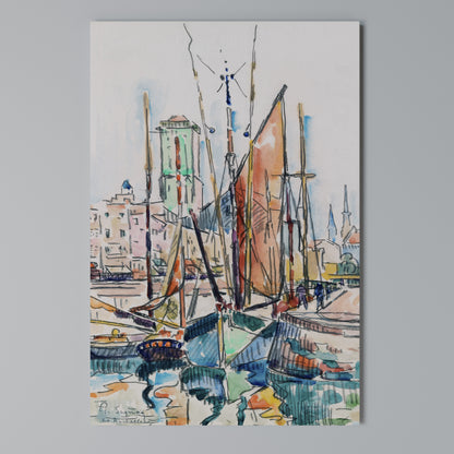 LA ROCHELLE Stampa su Tela Verticale