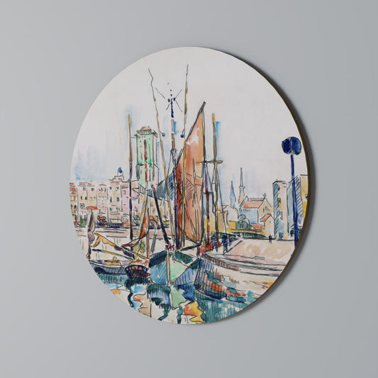 LA ROCHELLE Round Wall Art