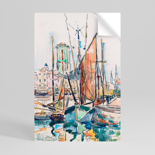 Poster verticale staccabile e attaccabile LA ROCHELLE