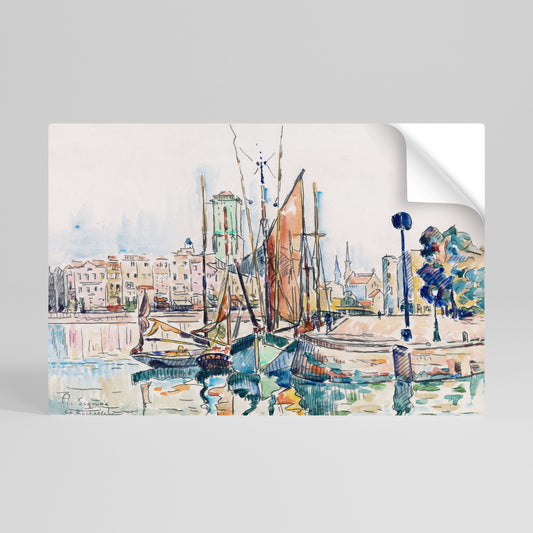 Poster orizzontale staccabile e attaccabile LA ROCHELLE