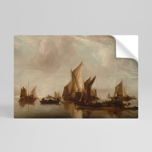 Poster orizzontale SAILS IN SERENITY da staccare e attaccare