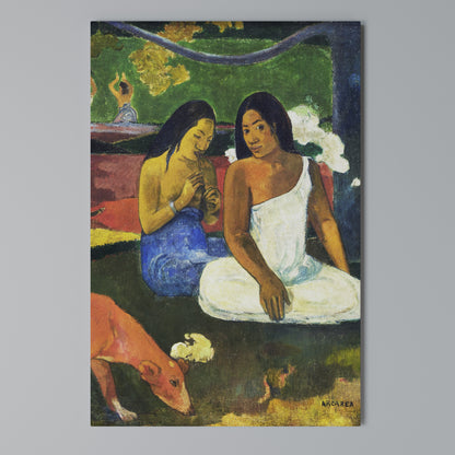 AREAREA BY GAUGUIN Stampa su Tela Verticale