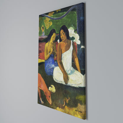 AREAREA BY GAUGUIN Stampa su Tela Verticale