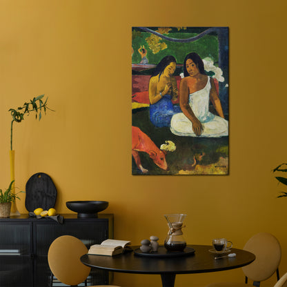 AREAREA BY GAUGUIN Stampa su tela verticale