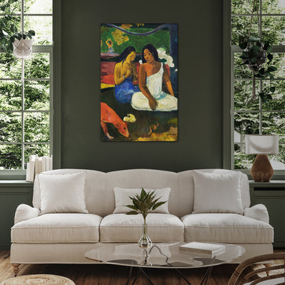 AREAREA BY GAUGUIN Stampa su tela verticale