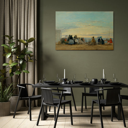 CHARMING COASTAL MOMENTS Stampa su tela orizzontale