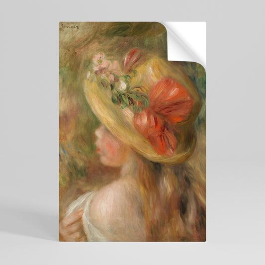 CAPPELLO DI PETALI Poster verticale staccabile e attaccabile