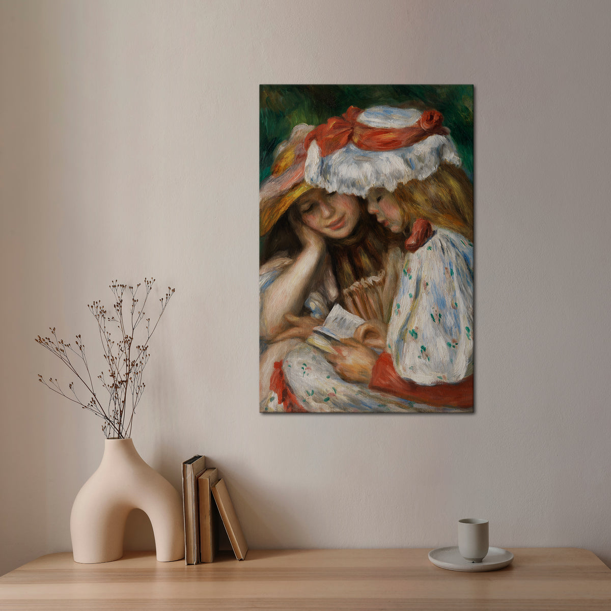 MUSE OF YOUTHFUL DREAMS Vertical Canvas Print