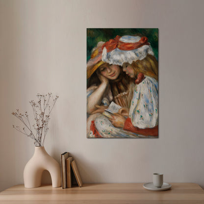 MUSE OF YOUTHFUL DREAMS Vertical Canvas Print