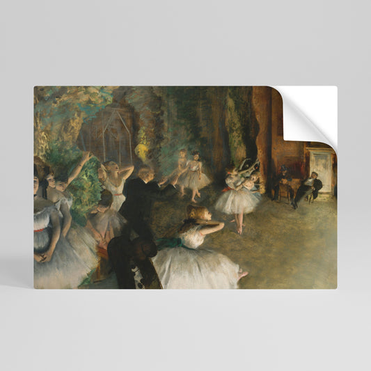 PROVA DI BALLETTO MISTICO Poster orizzontale staccabile e attaccabile