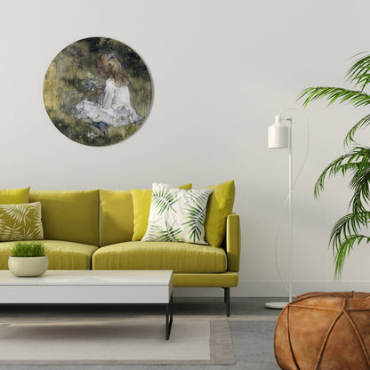 GATHERING SERENITY Round Wall Art