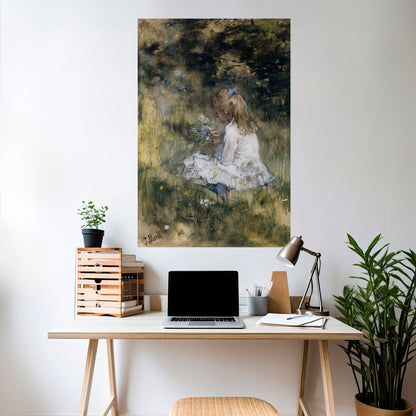 RACCOGLIERE LA SERENITÀ Poster verticale staccabile e attaccabile