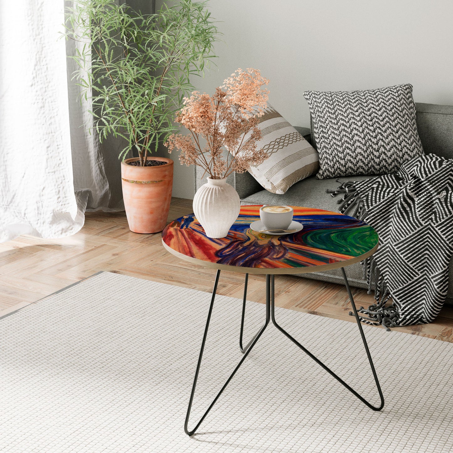 Tavolino da caffè grande THE SCREAM