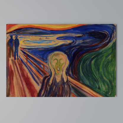THE SCREAM Stampa su tela orizzontale